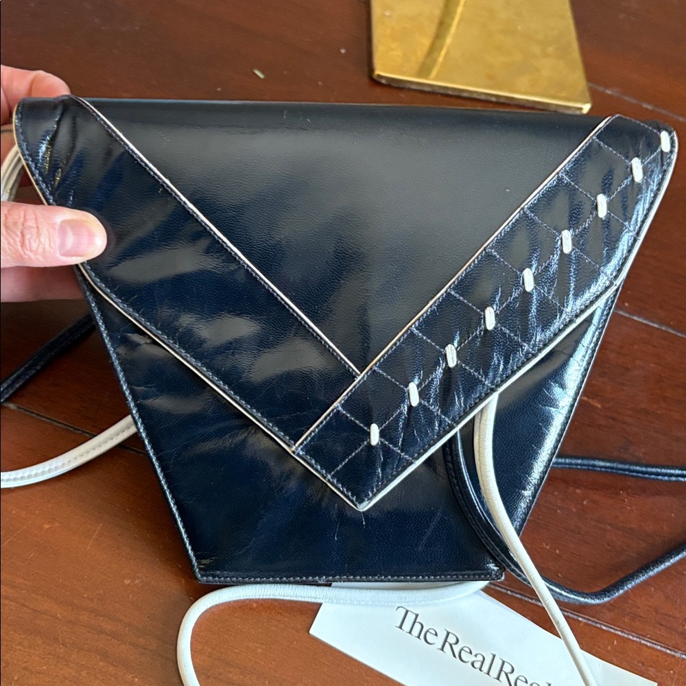 Bally Dark Blue Women's crossbody Bag. Already authenticated by the real real